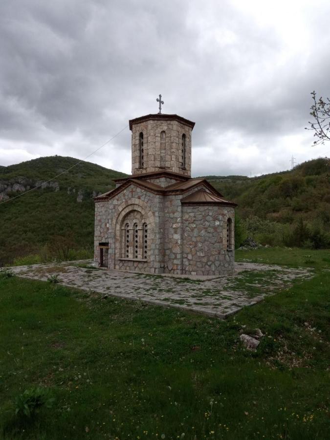 Cottage Modrich Struga Exterior foto